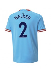 Manchester City Kyle Walker #2 Fotballdrakt Hjemme Klær 2022-23 Korte ermer